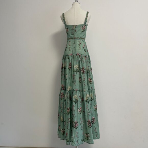 Agua By Agua Bendita Green Floral Maxi Dress - Picture 4 of 11